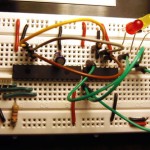 Circuit for Blinkie with a shift register